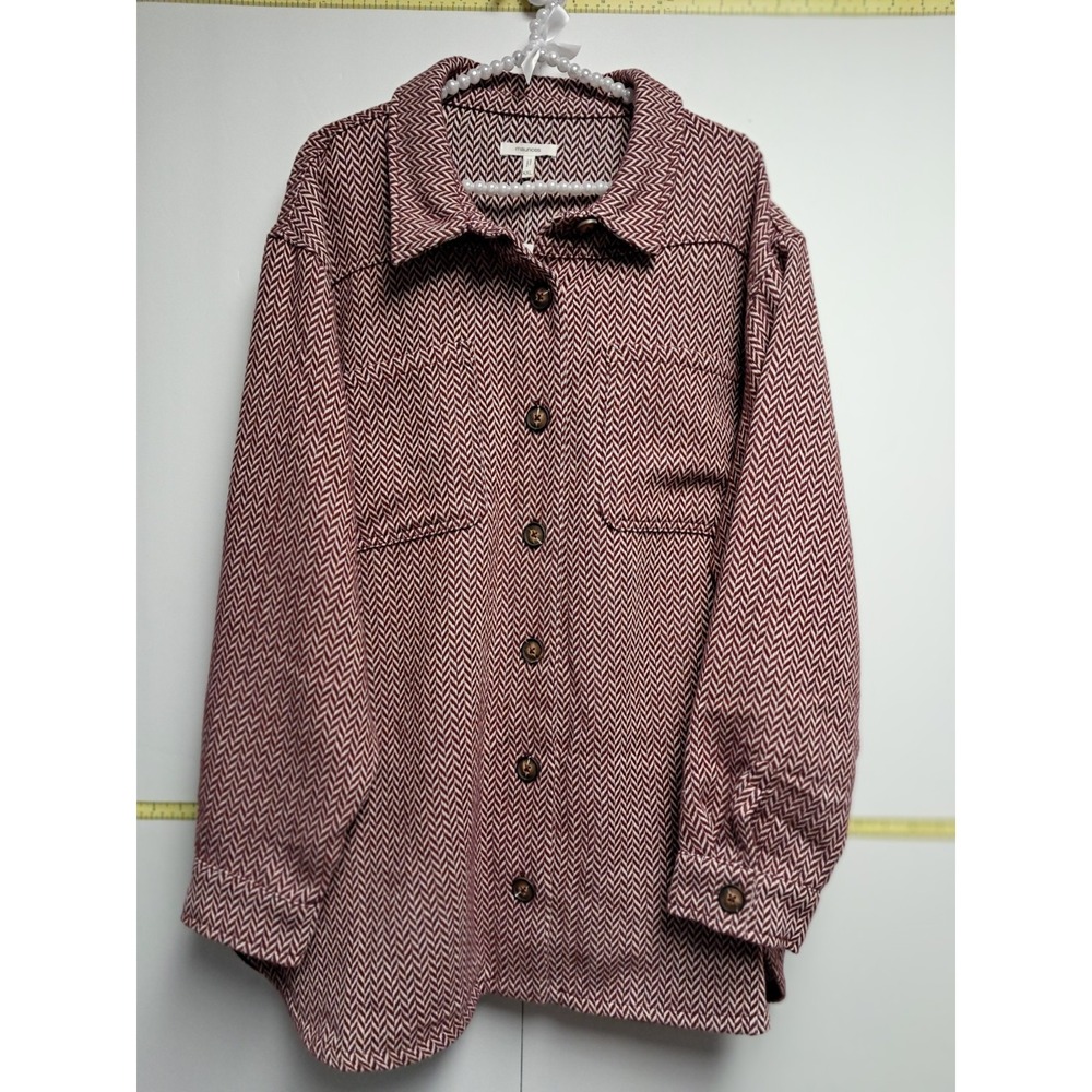 Womens NWT Herringbone Shacket From Maurices-Size XXL‎